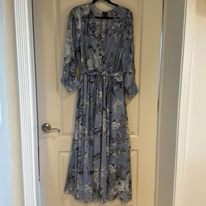 Light gray blue dress